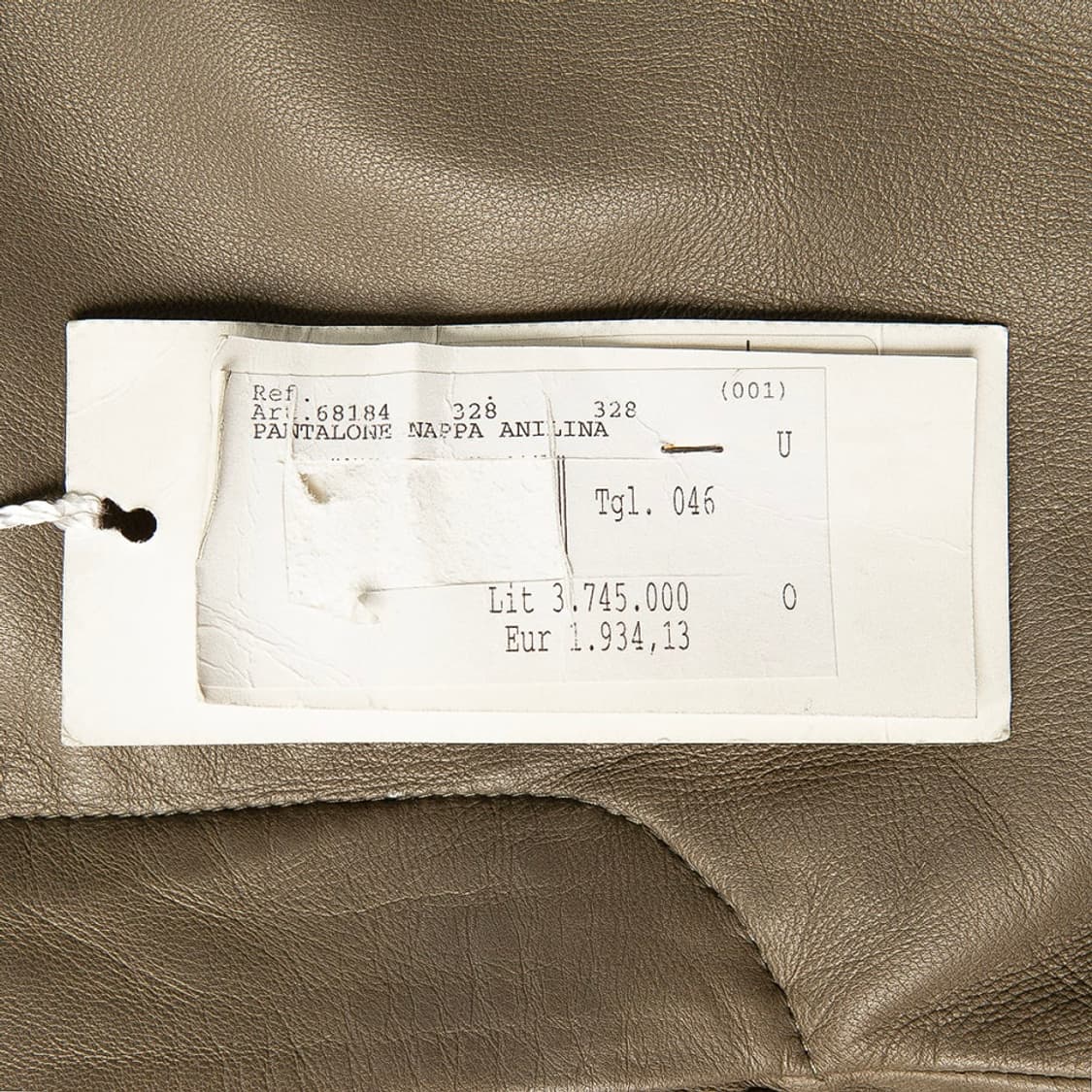 [28] 00s VERSACE 지아니 베르사체 램스킨 레더팬츠  상품이미지8