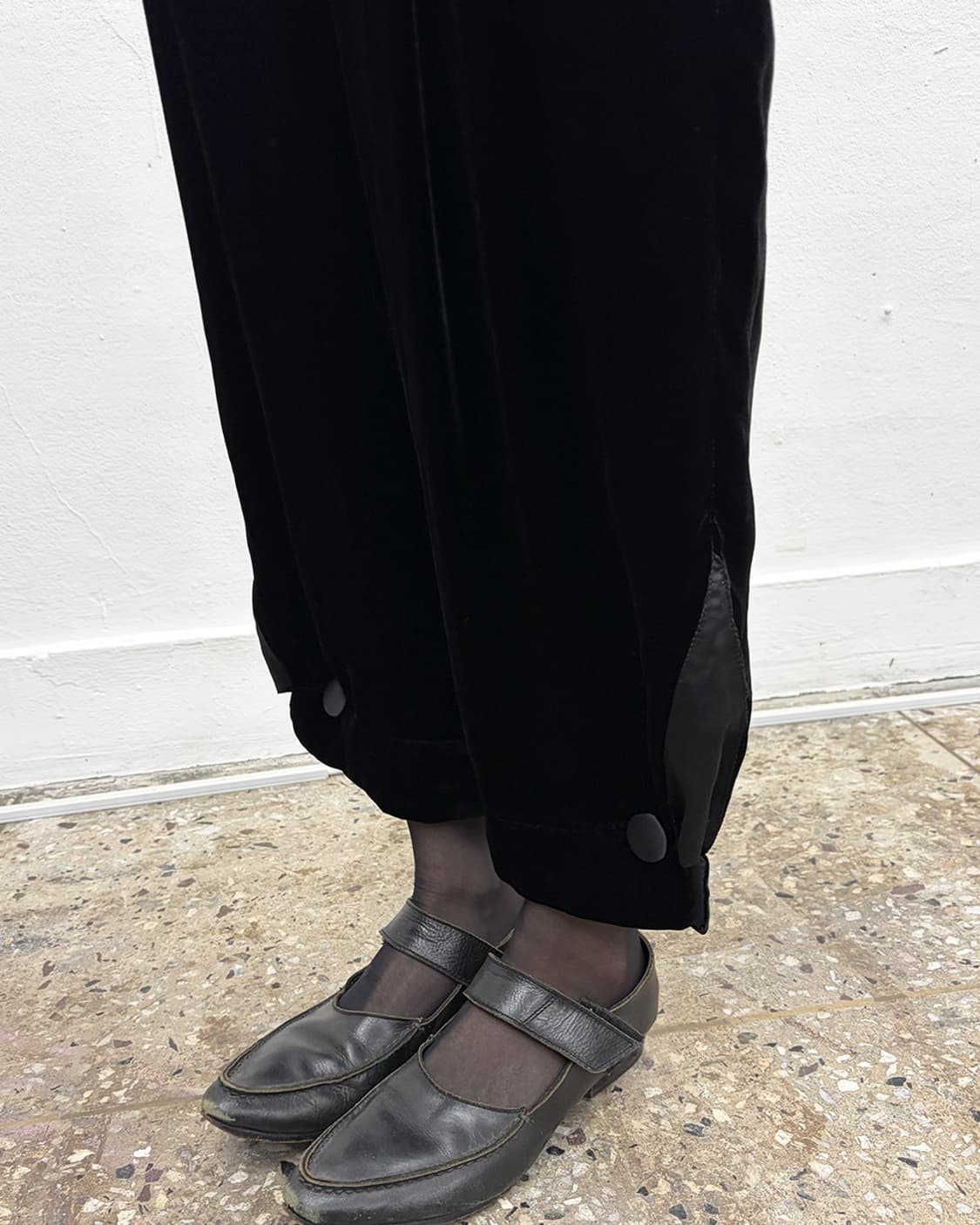 엠포리오 아르마니 벨루어 팬츠 상품이미지4