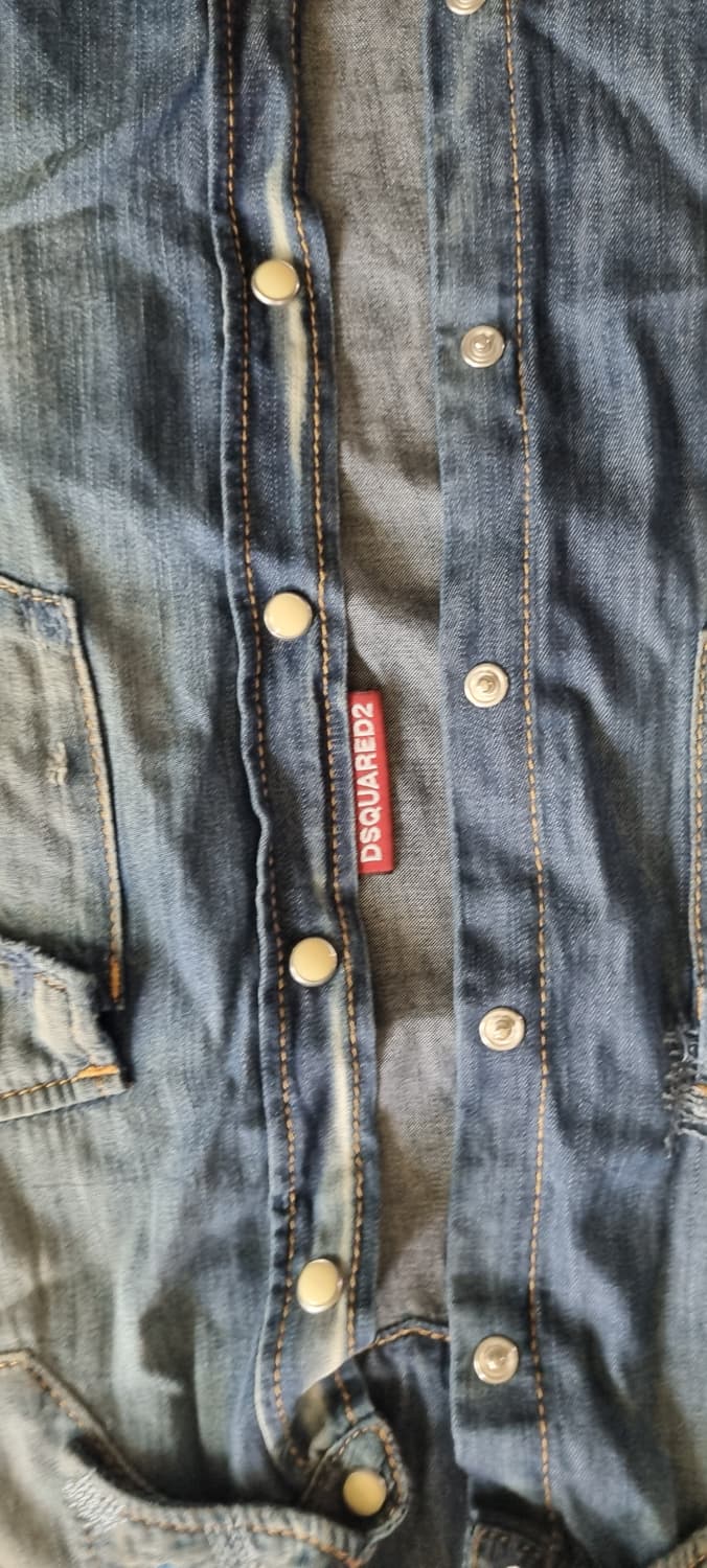 DSQUARED2 디스트로이드 데님 셔츠 (정품) 상품이미지3