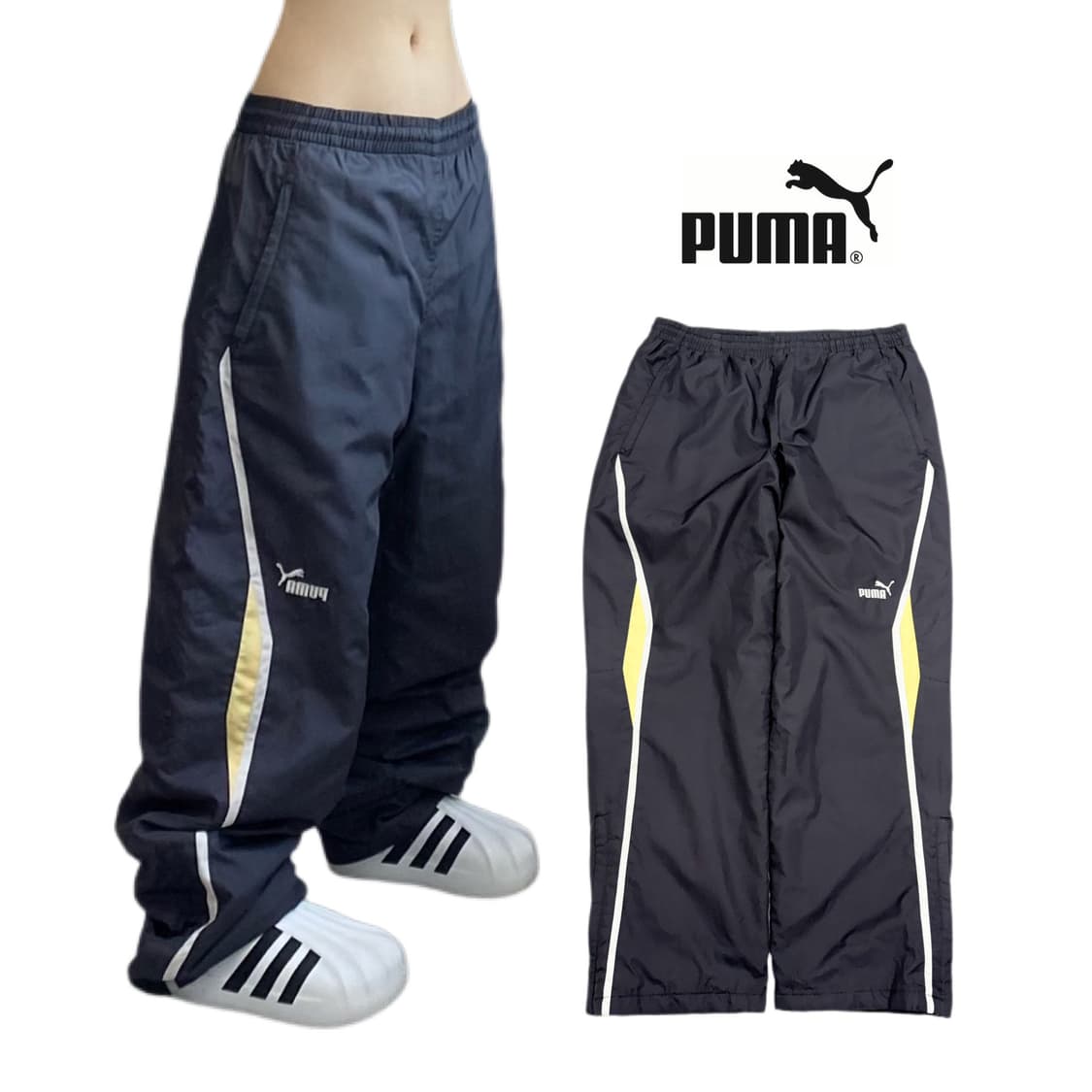 푸마 Y2K 올드스쿨 와이드 바람막이 트랙팬츠 상품이미지1