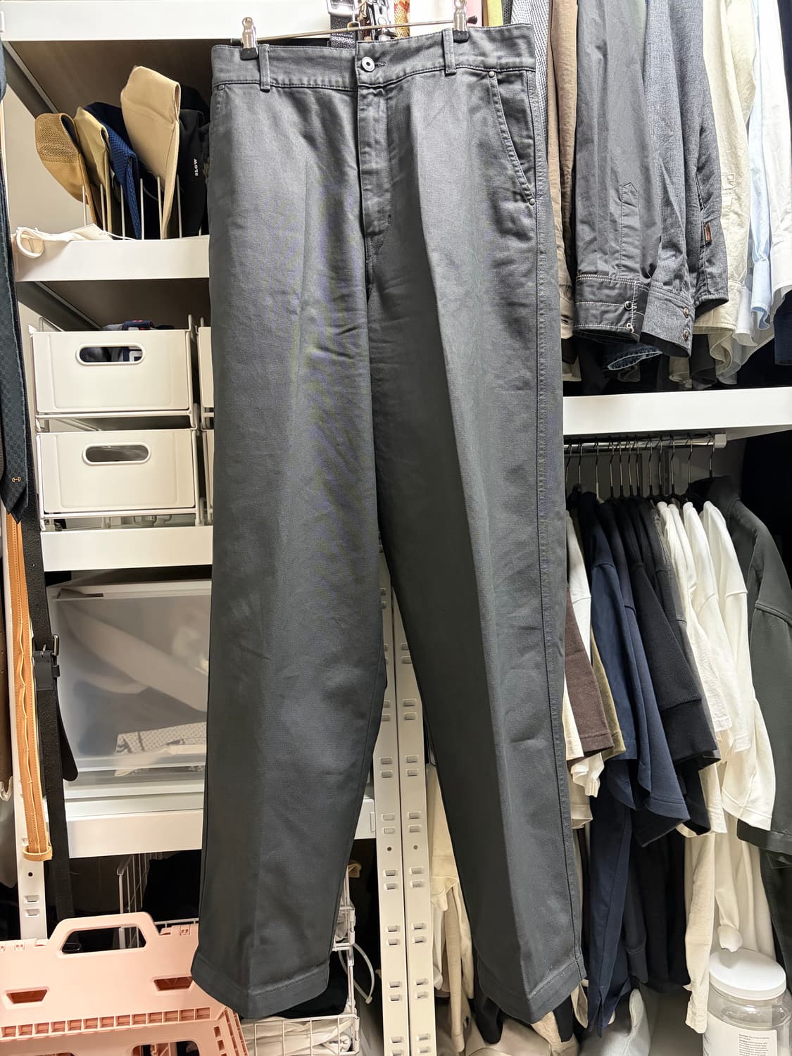 르메르 25FW 맥시 배럴워크웨어 팬츠 Coal 48size 상품이미지5