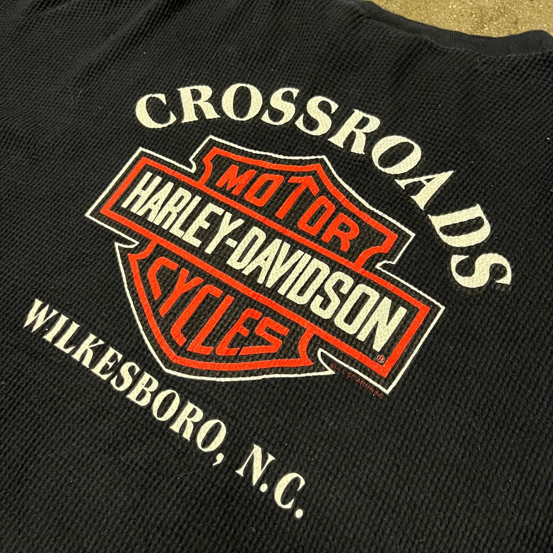 90s 할리데이비슨 와플 롱슬리브 (110) 상품이미지7