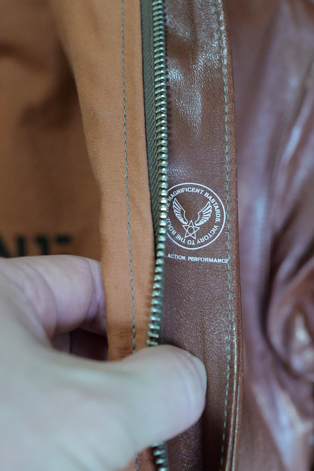 디아프바인 A-2 말가죽 자켓 L사이즈 상품이미지8