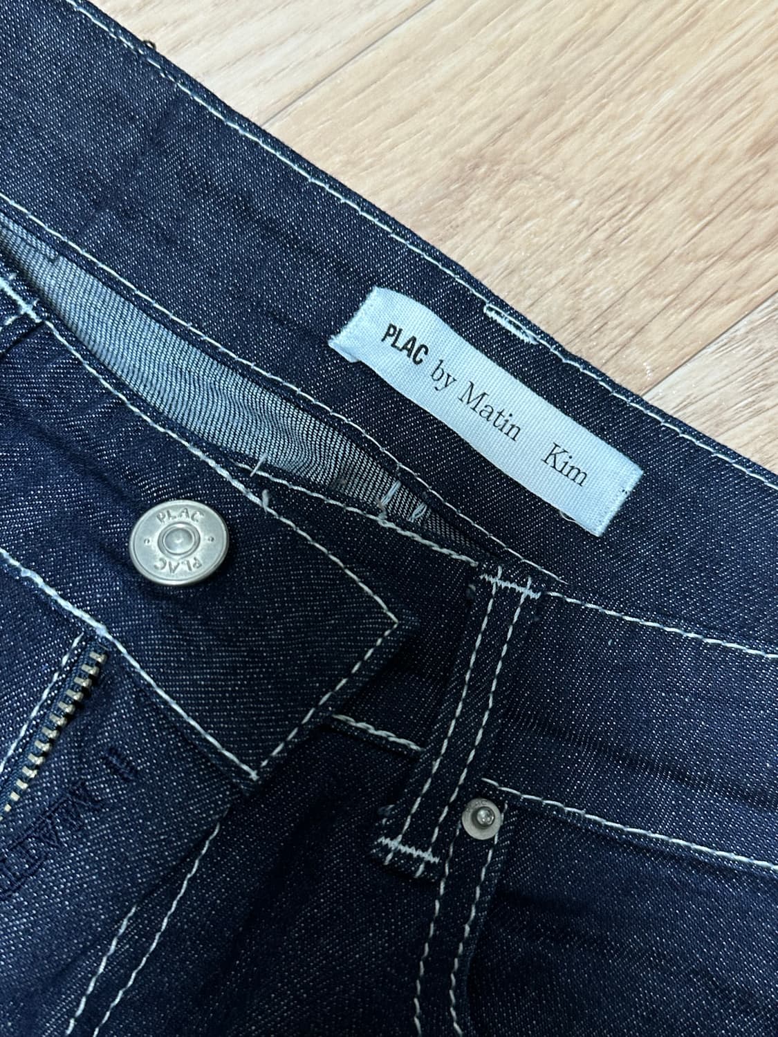 마뗑킴x플랙 생지데님 Raw Denim 청바지 상품이미지2