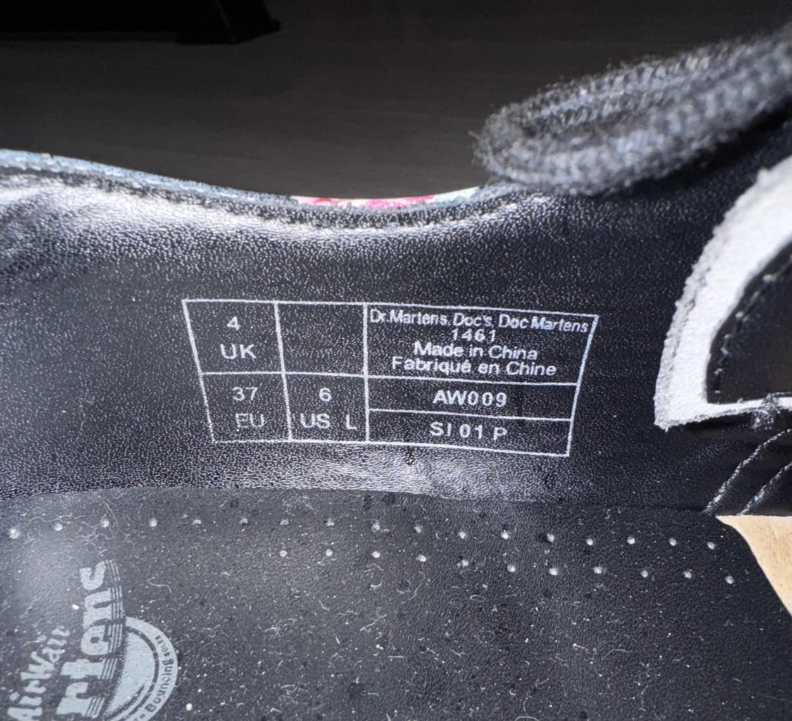 닥터마틴 1461 플라워 uk4 상품이미지9