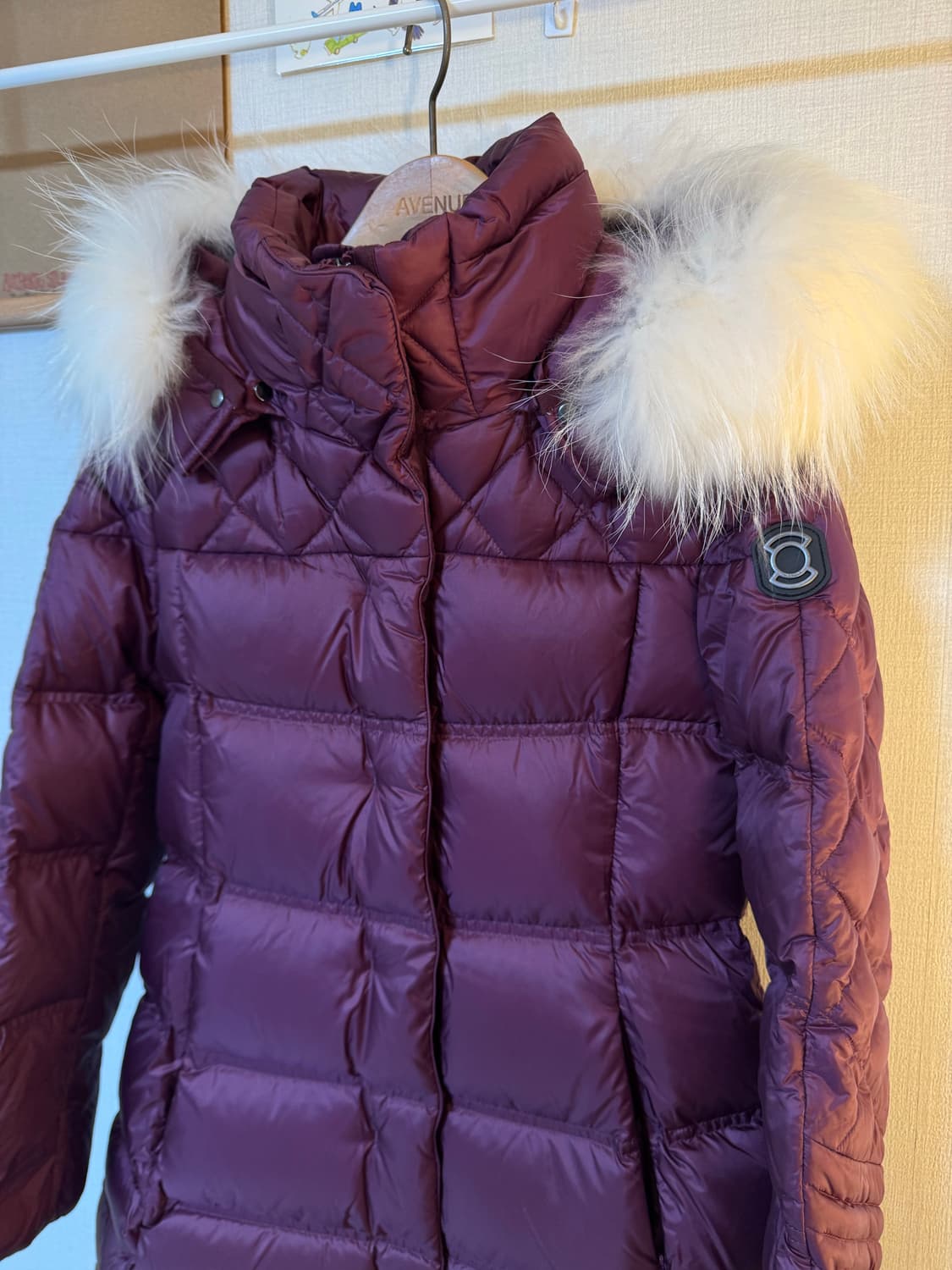 [90]와이드앵글 라쿤털 구스다운 롱패딩 상품이미지3