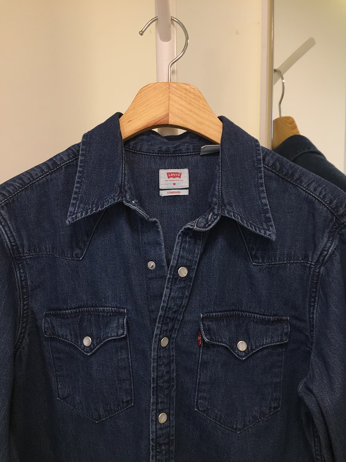 여성 리바이스 투포켓 데님셔츠 100 상품이미지4