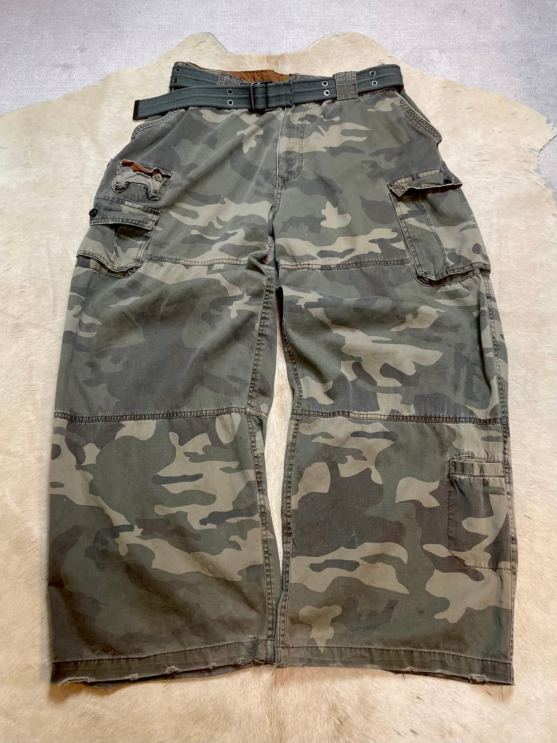 밀리터리 멀티포켓 디스트로이드카고pt 상품이미지2