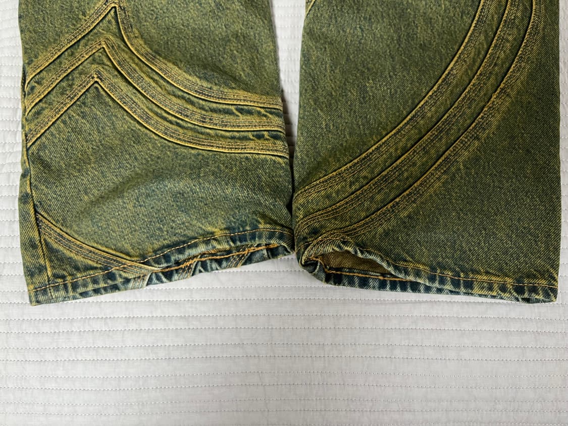 Supreme s logo denim setup dirty green 상품이미지8