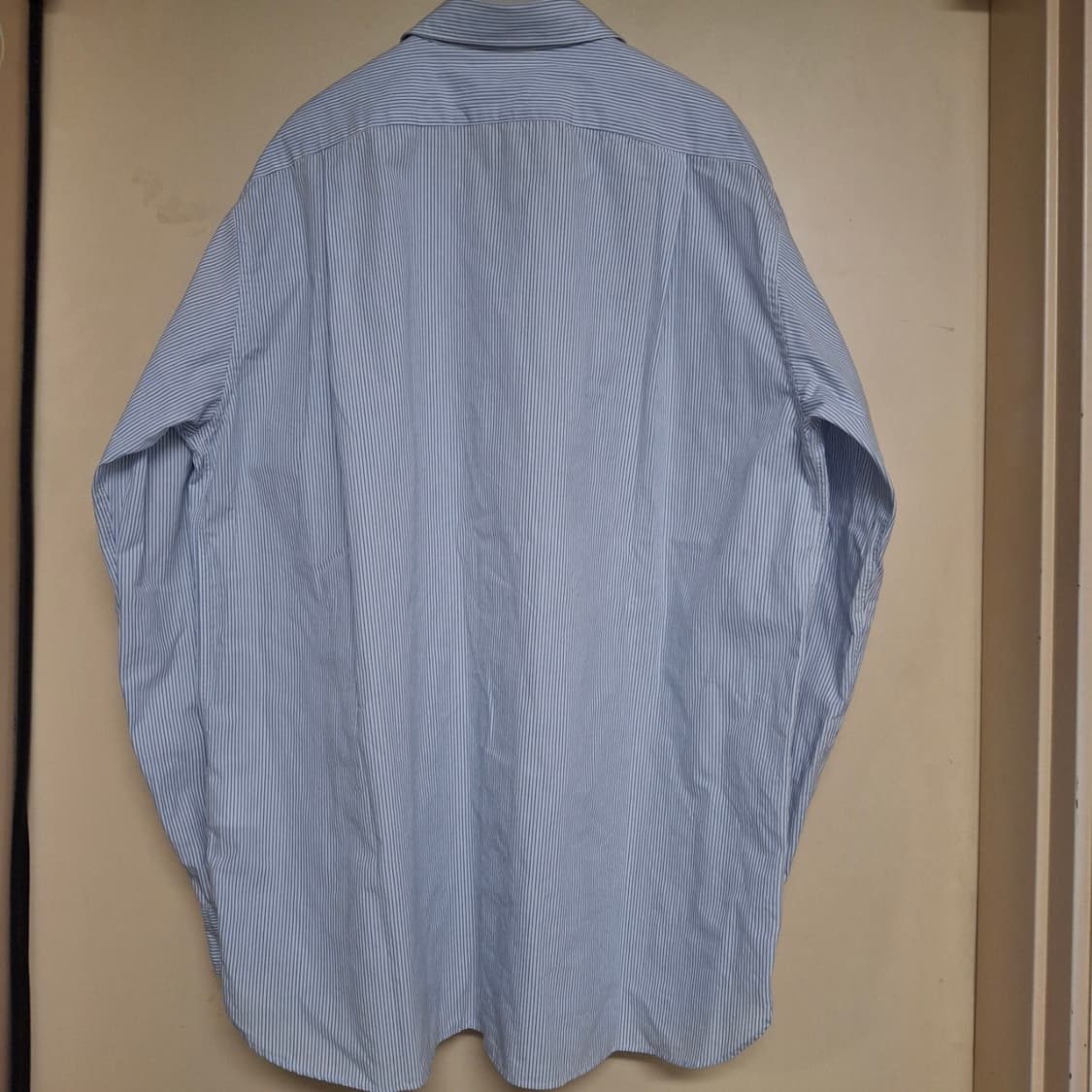 [M] 나나미카 윈드셔츠 블루 스트라이프 nanamica 상품이미지5
