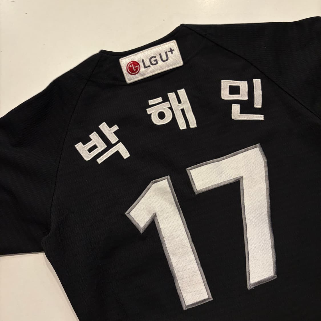 [XS] LG 트윈스 박해민 야구 유니폼 반팔 블랙 E142 상품이미지7