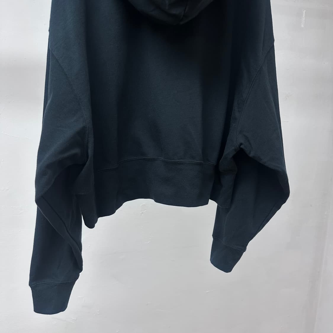 NIKE 나이키 여성 크롭 후드티 블랙 오버핏 S사이즈 J36 상품이미지7