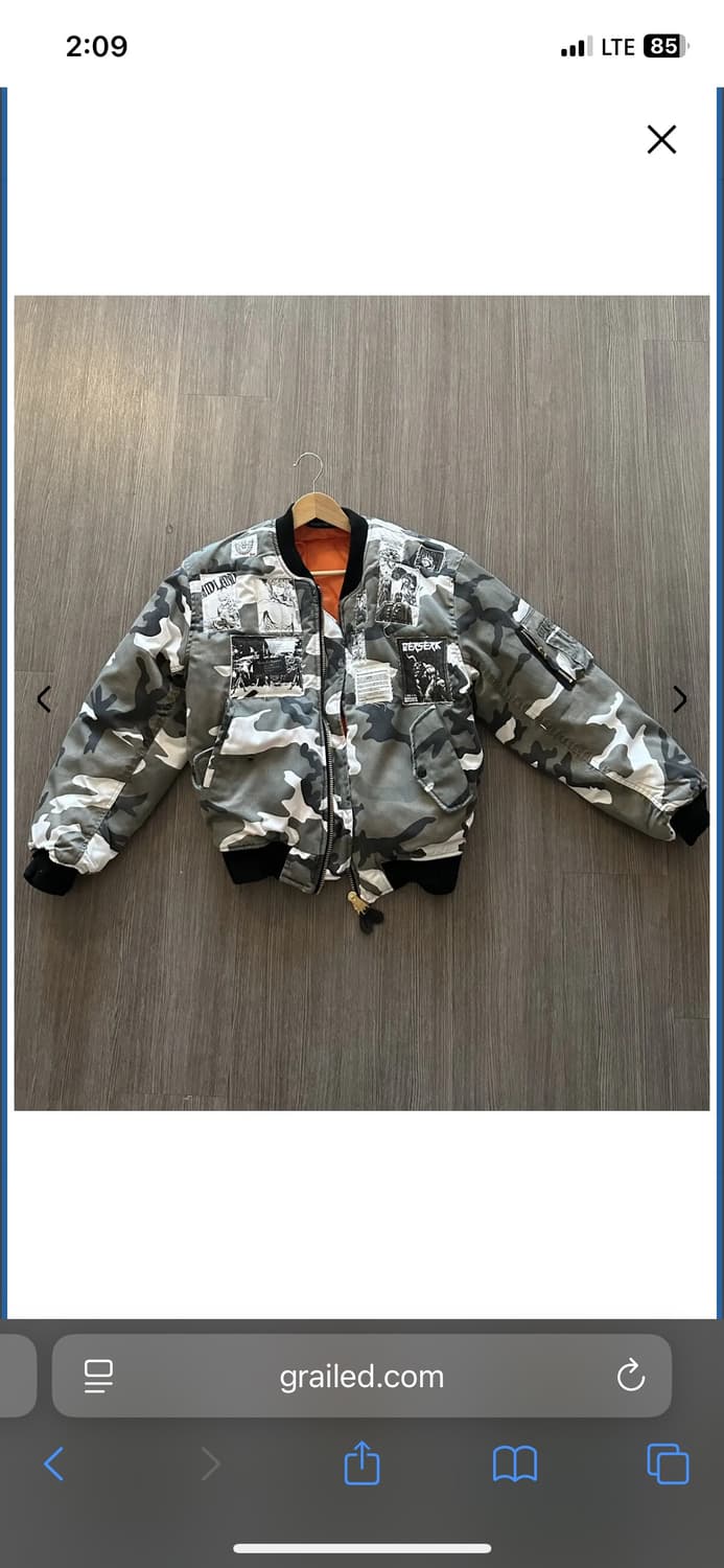 (삽니다 L~XL)러프시몬스 봄버 상품이미지1