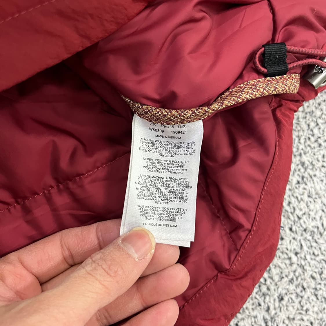 M 새상품 컬럼비아 여성 바람막이 0129H1 상품이미지5