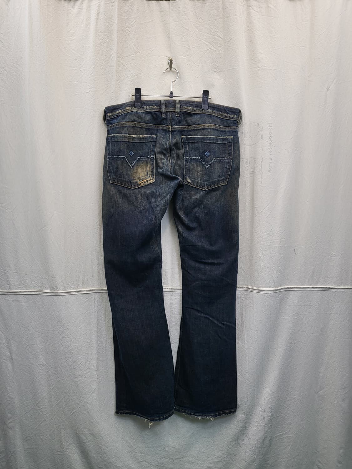 디젤 빈티지 워싱 플레어 데님 상품이미지2