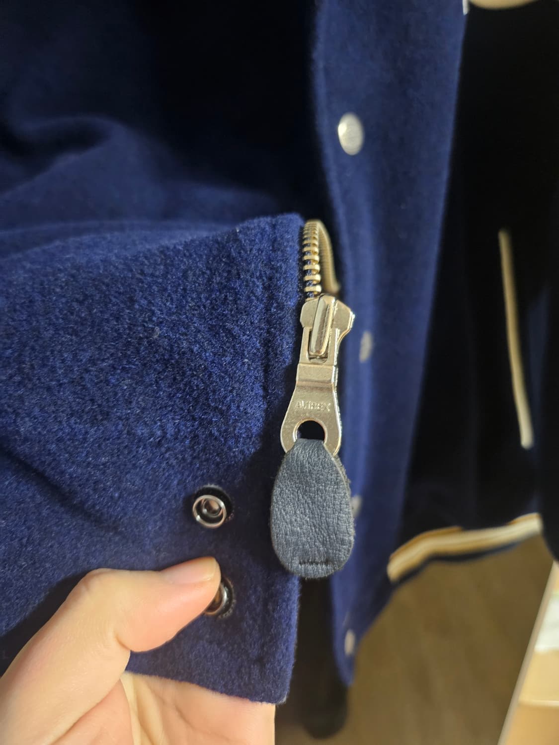 아비렉스X IXTF 콜라보 장우혁 바시티 자켓 상품이미지9