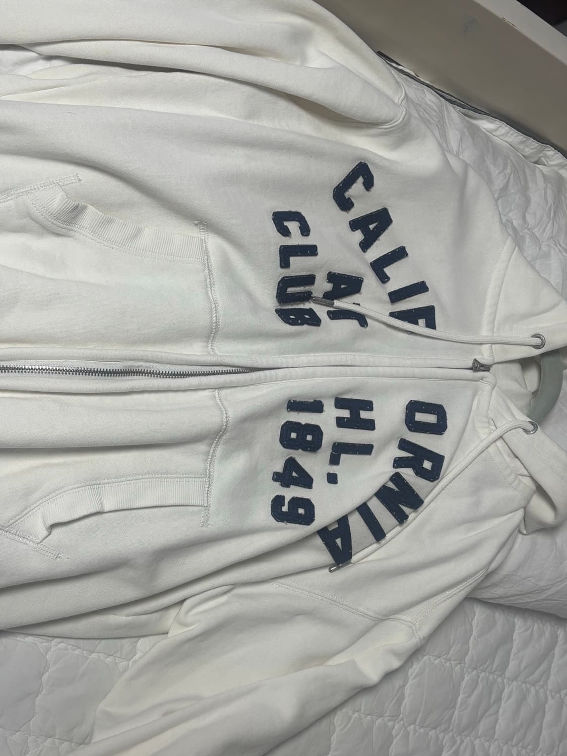 후아유 후드집업 아이보리s 상품이미지3