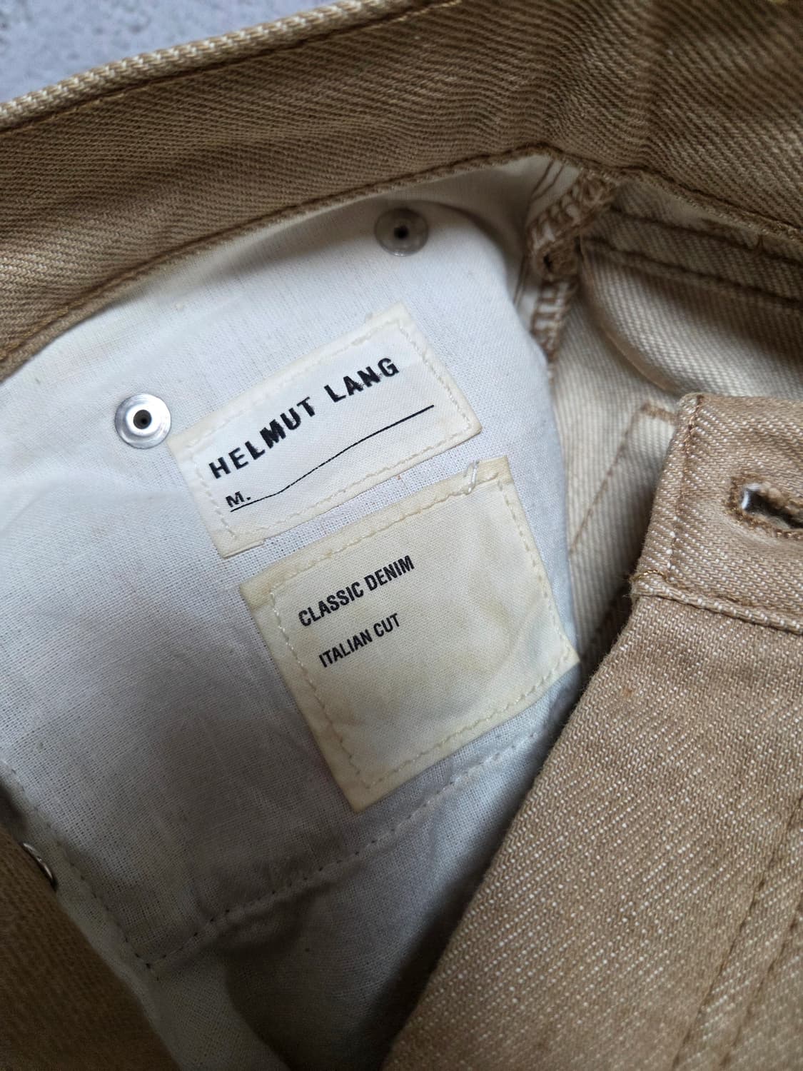 헬무트랭 베이지 데님 상품이미지3
