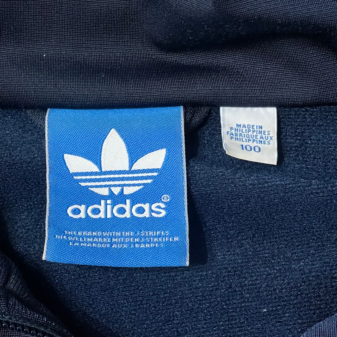 아디다스 네이비 유로파 100 트랙탑 져지 상품이미지2