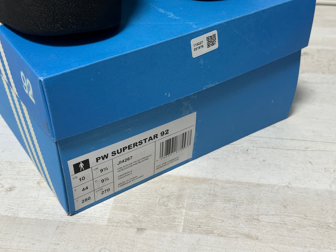 아디다스 x 퍼렐윌리엄스 슈퍼스타 92 280사이즈 상품이미지3