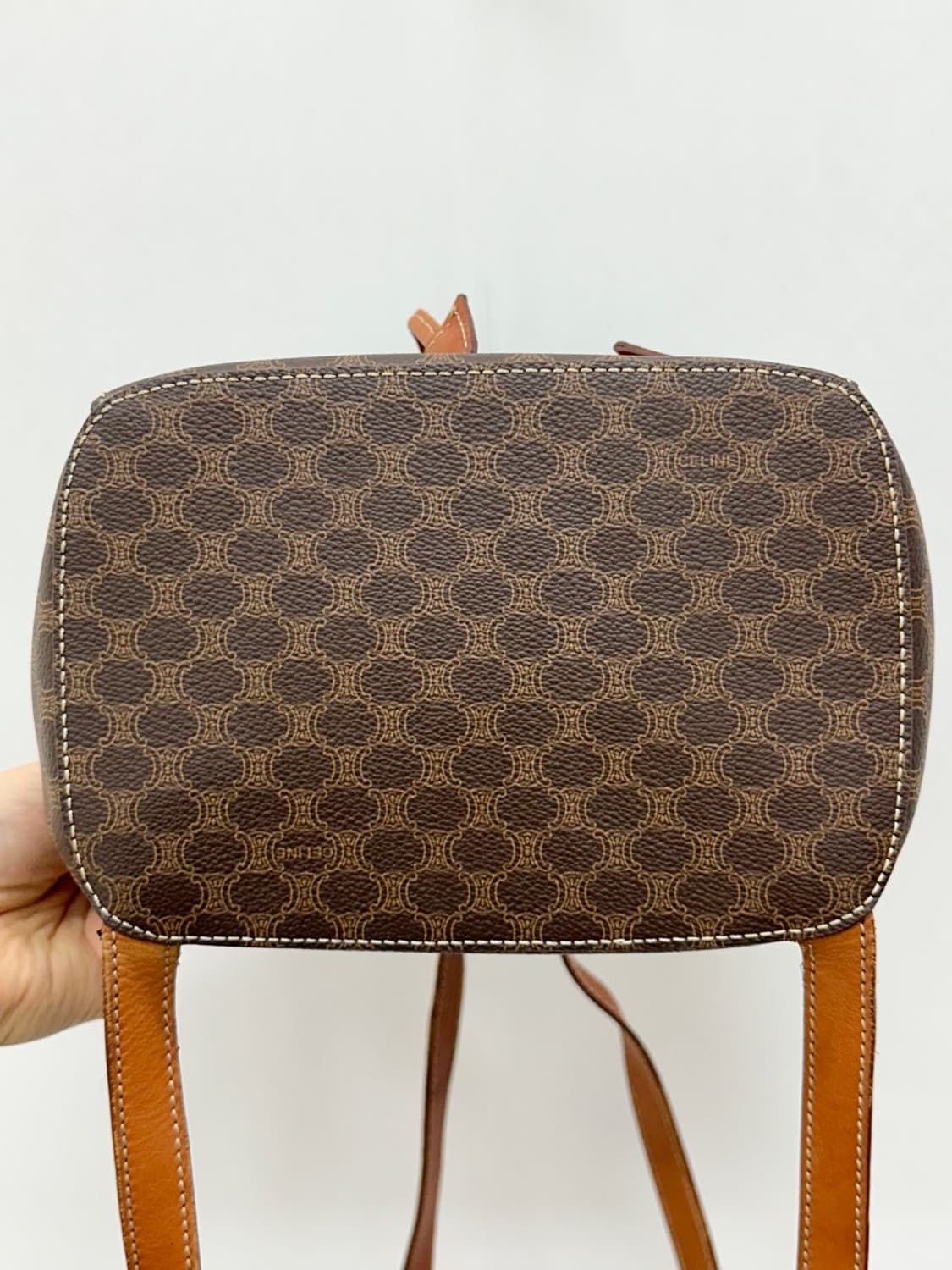 celine / 셀린느 브라운 마카담 미니 백팩   상품이미지7