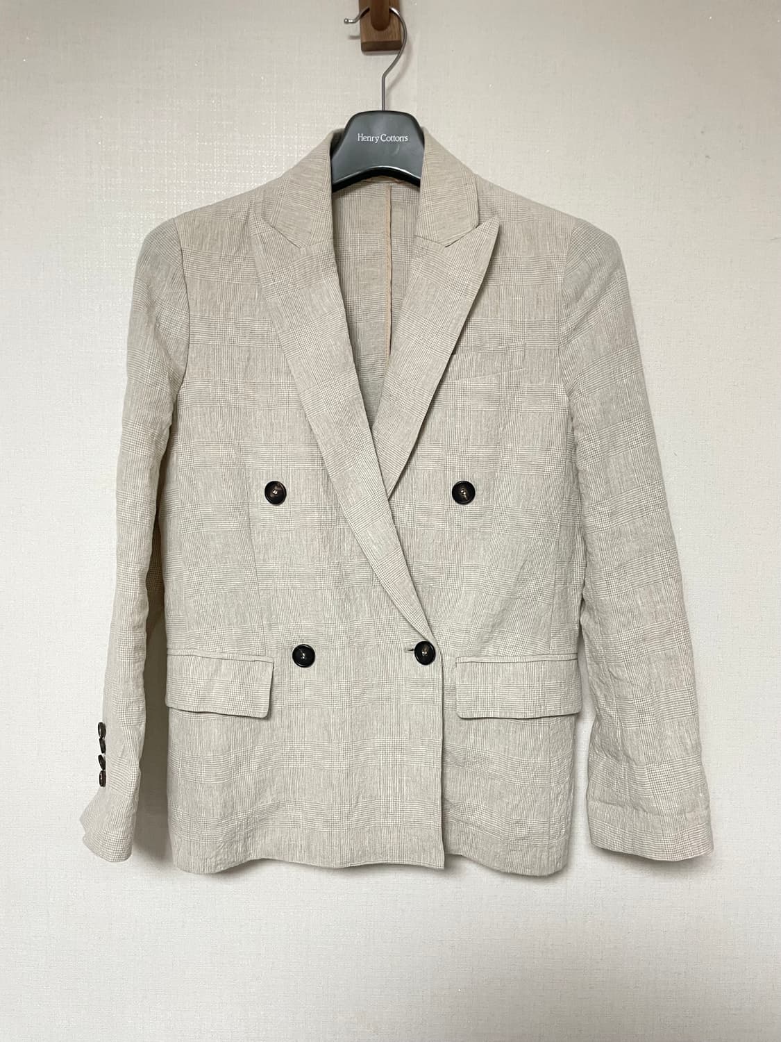 Brunello Cucinelli 린넨 더블 자켓 40 정품 상품이미지1