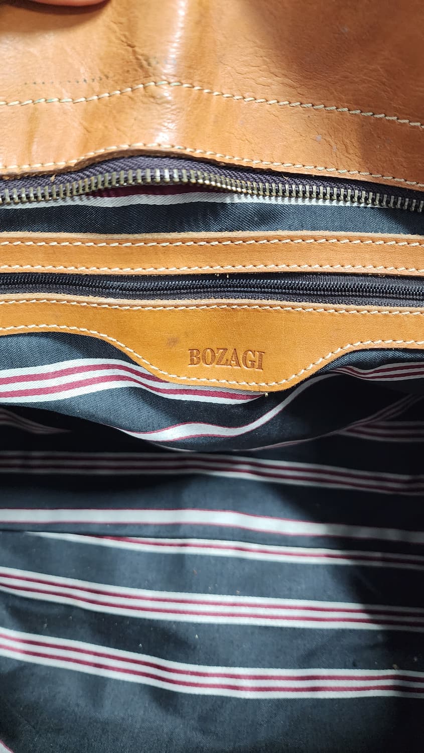 BOZAGI 빈티지 통가죽 토트백 가방 상품이미지4