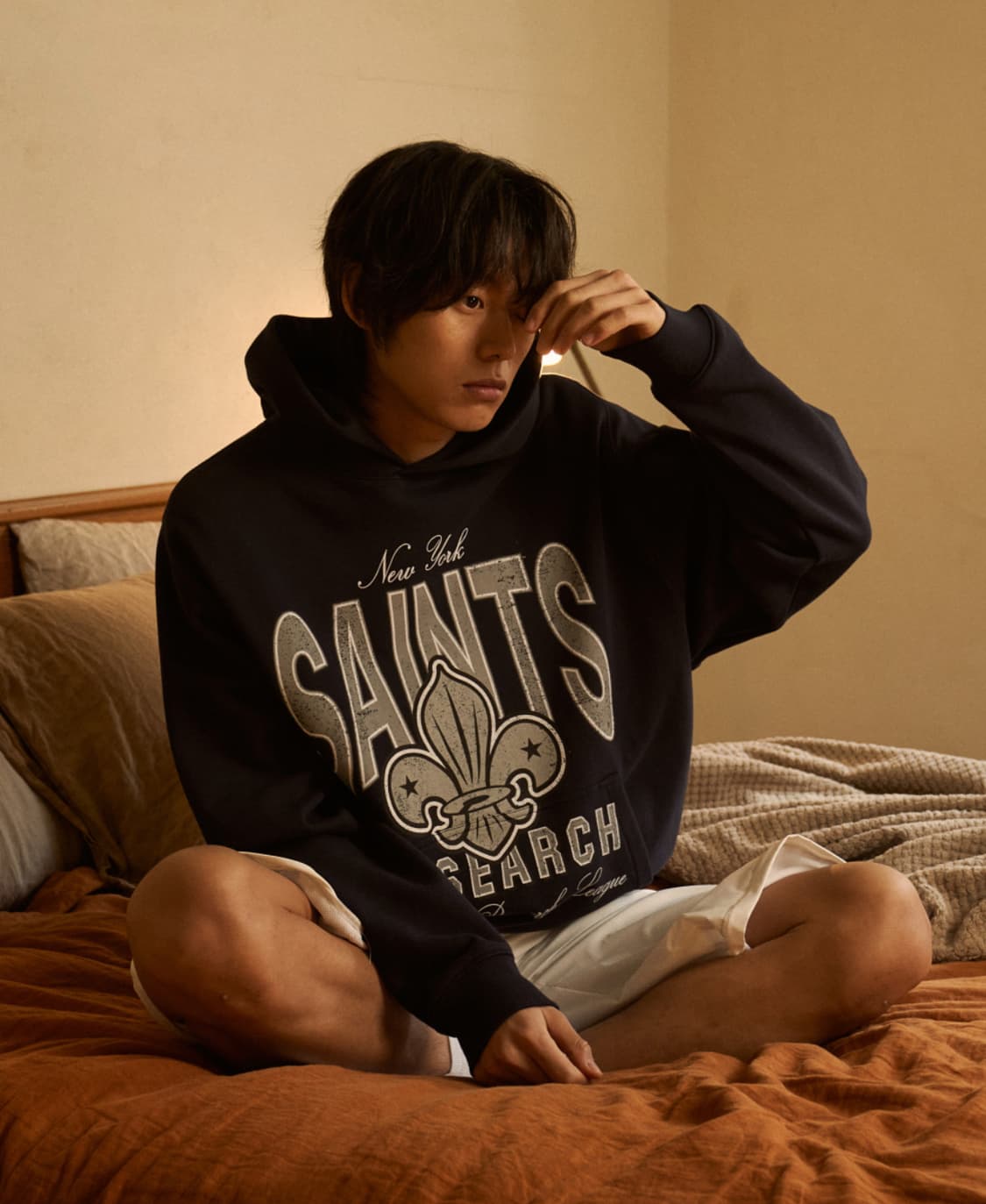 에프디알 세인트 후드 네이비 M 상품이미지2