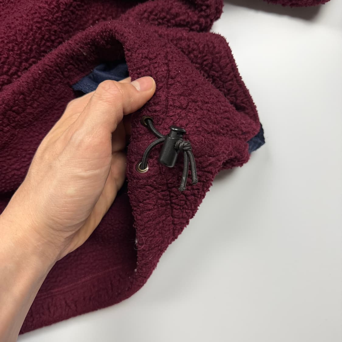 (110) 80s 엘엘빈 헤비 플리스 풀오버 버건디 상품이미지8