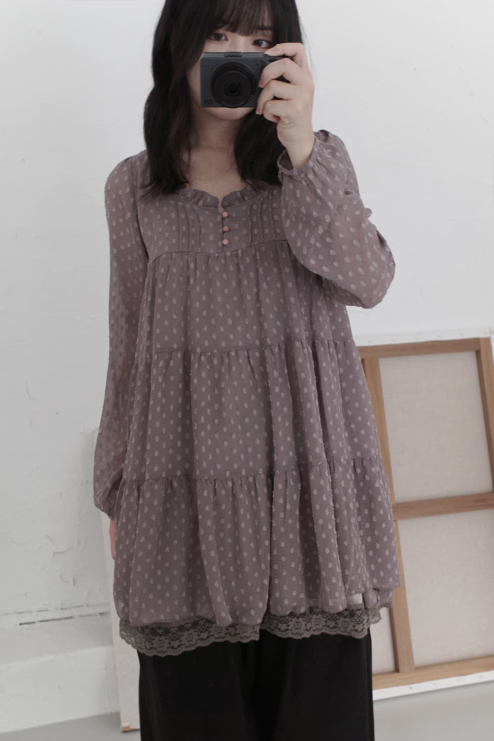 dot sha blouse 상품이미지6