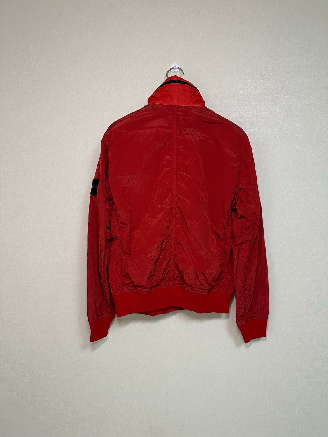 [S size] 스톤아일랜드 나일론 메탈 블루종 레드 상품이미지2