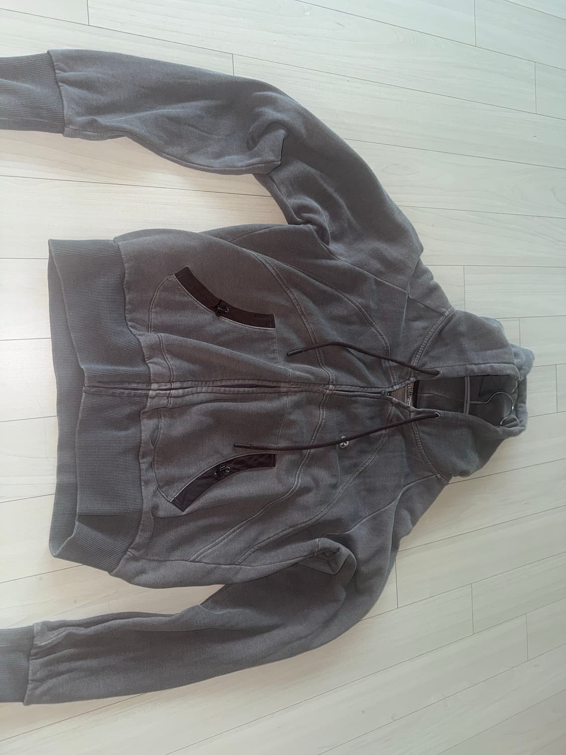 코이세이오 스트링 포켓 후드집업 상품이미지1