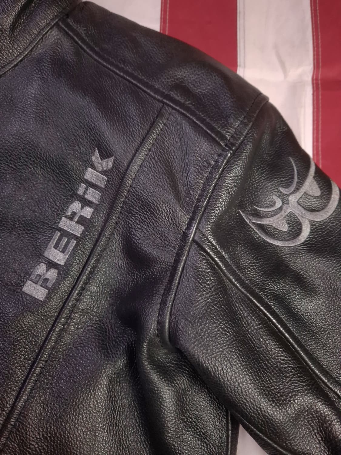 오리지날 베릭 Berik 리얼레더 레이싱자켓 상품이미지2