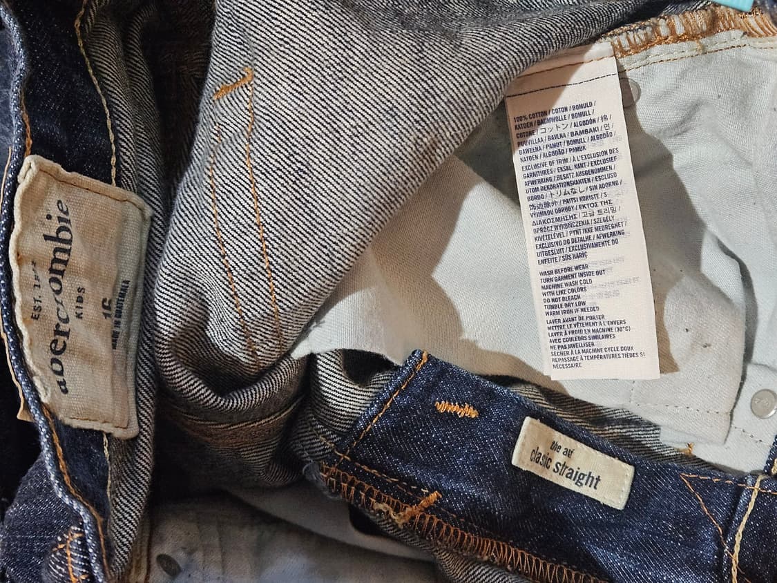Abercrombie  디스트로이드 데님 팬츠 상품이미지8