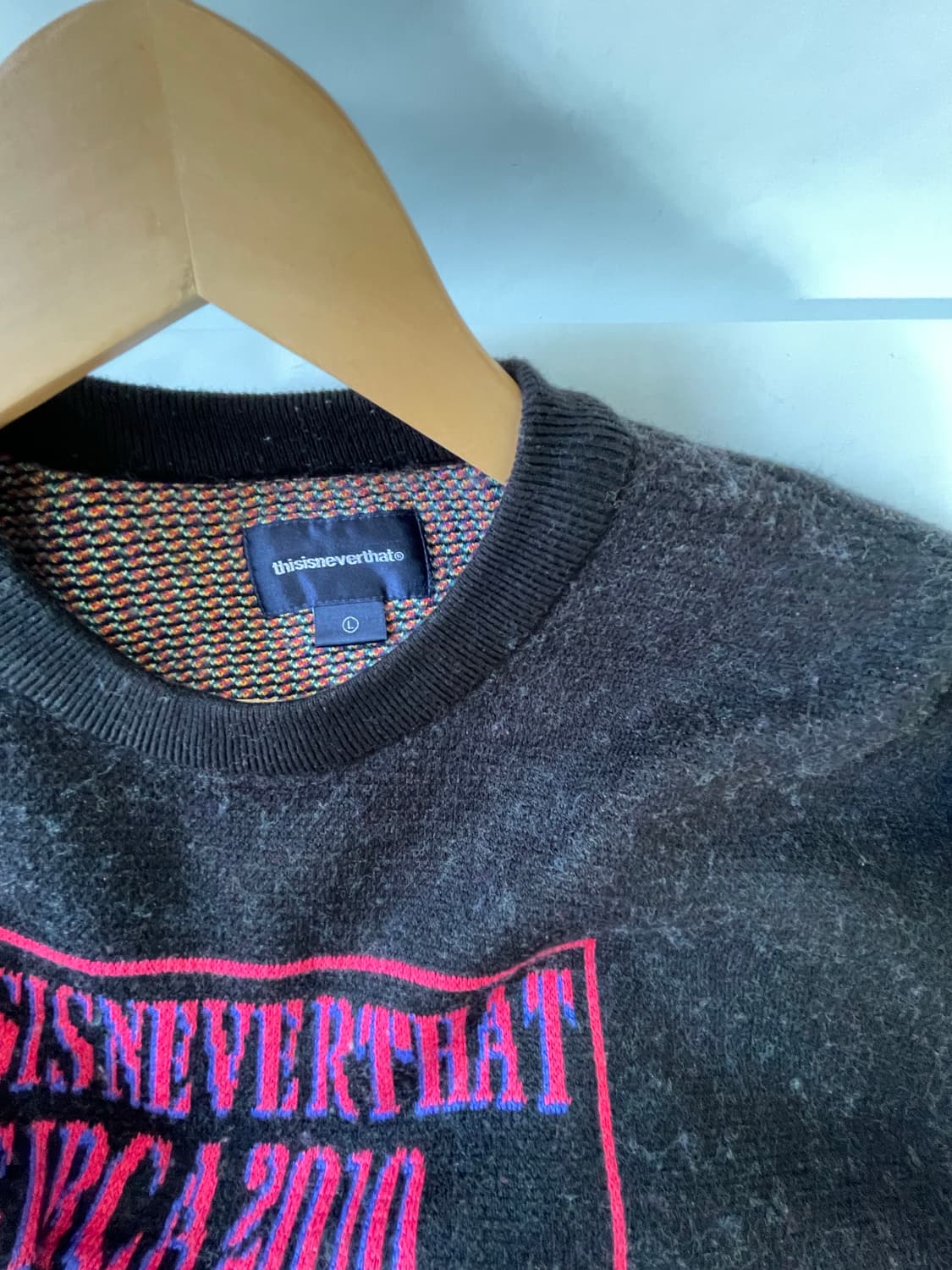 디스이즈네바댓 바스켓볼 니트 L 상품이미지5