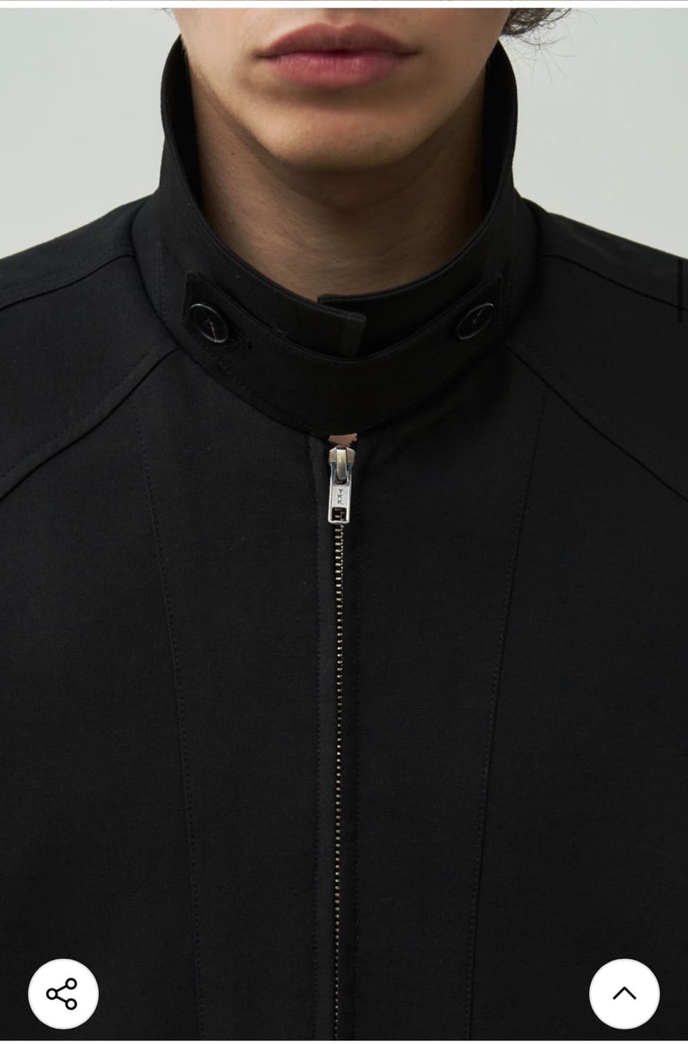 (새상품)(L) [데일리룸X알리스] 소프트 그레인 울 블루종 자켓 상품이미지9