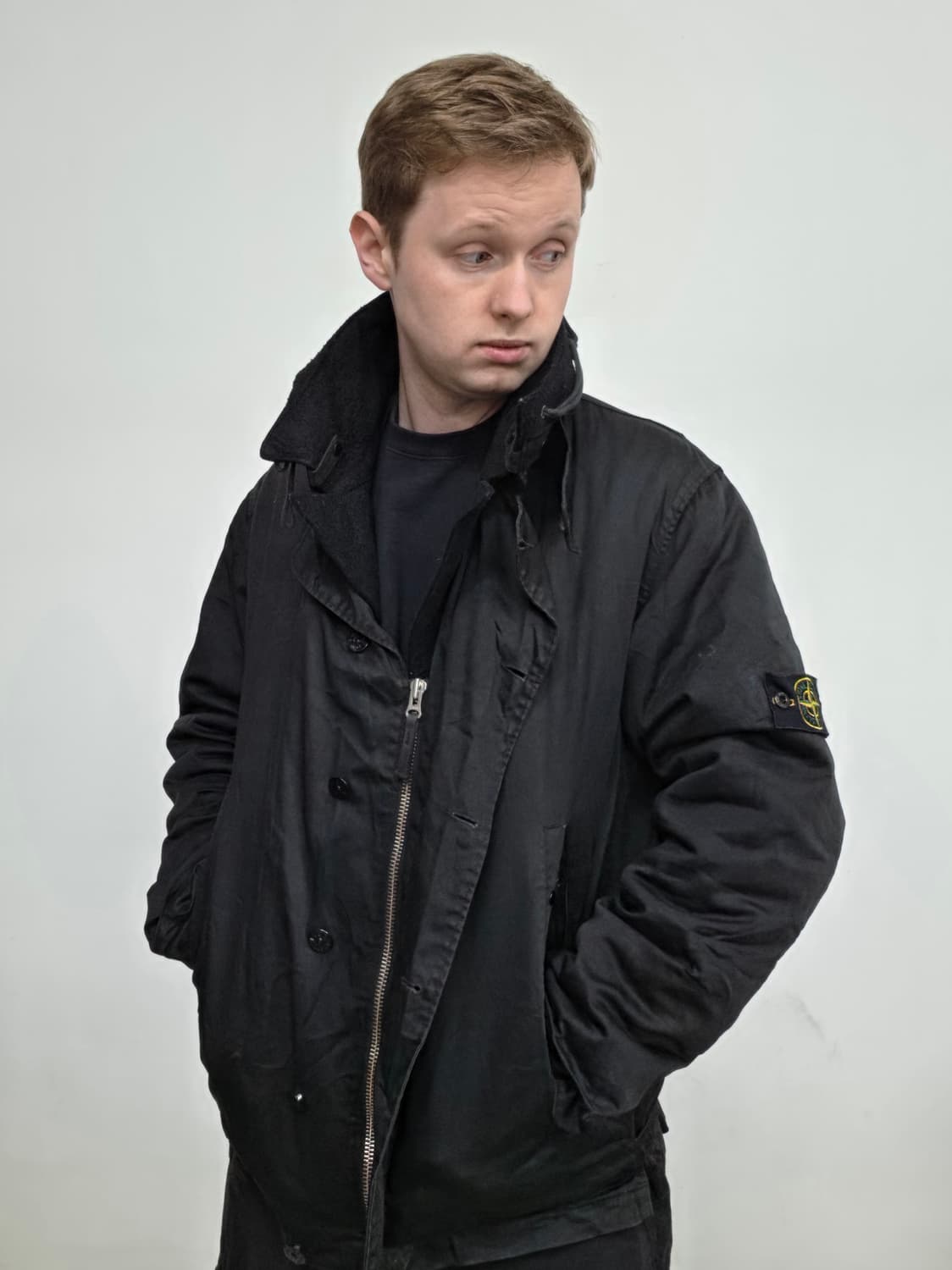 05AW 스톤 아일랜드 Raso Gommato Coat 상품이미지3