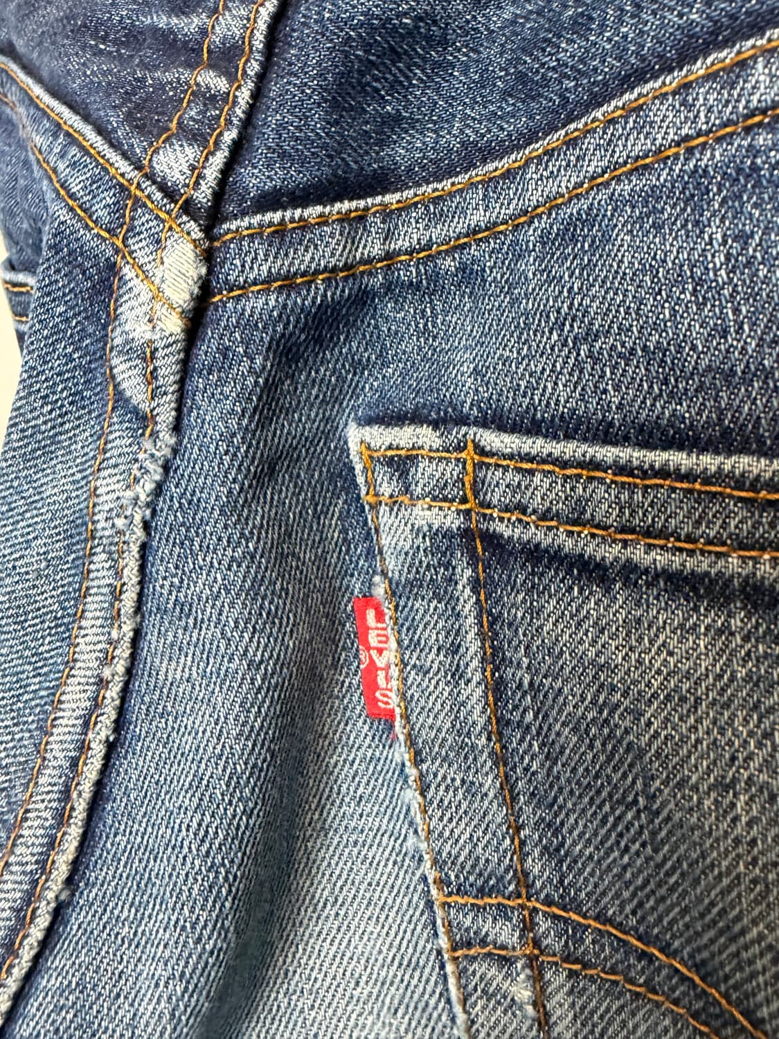 (28) 90s jpn 리바이스502 big E 샐비지 데님팬츠 상품이미지5