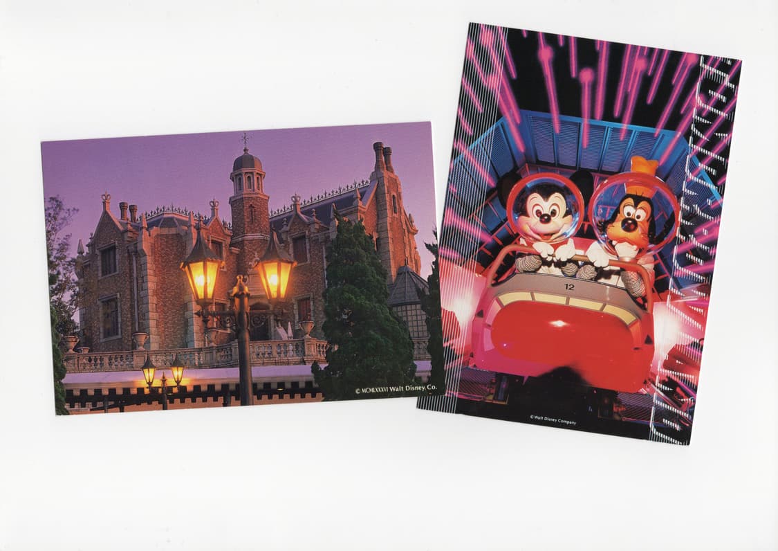 90년대 도쿄디즈니랜드 포스트카드 전 21종 - 1  상품이미지5