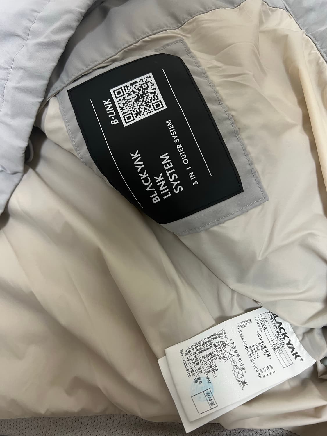 블랙야크 고프코어 그레이 바람막이 윈드브레이커 105 상품이미지4