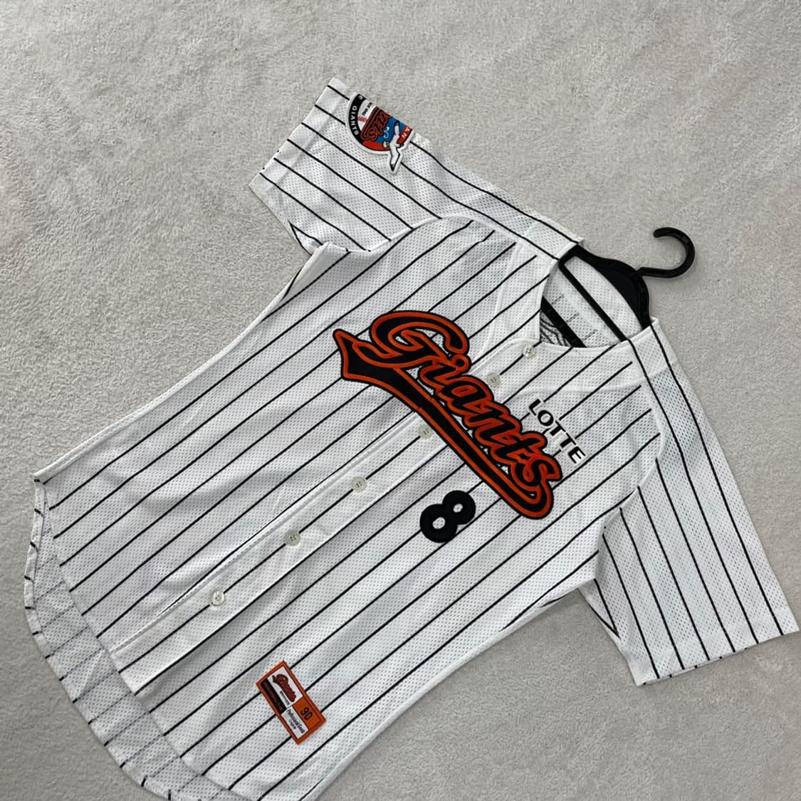 90 롯데자이언츠 올드 전준우 프로페셔널 유니폼 스트라이프 상품이미지3