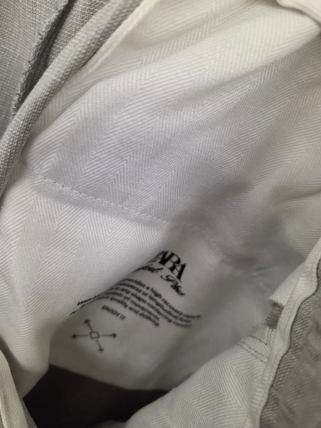 ZARA 남성 그레이 슬랙스 M 상품이미지5