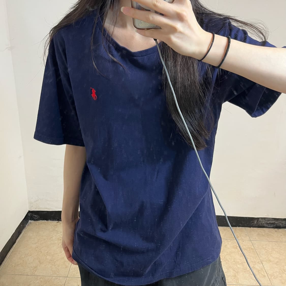 Polo Ralph Lauren Navy T-Shirt 상품이미지3