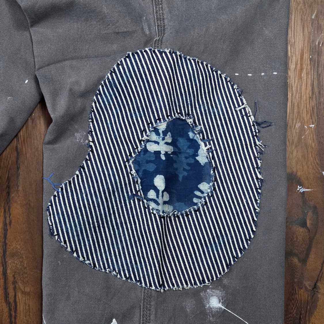 S.O/ 자수, 패치워크 커스텀 팬츠 상품이미지10