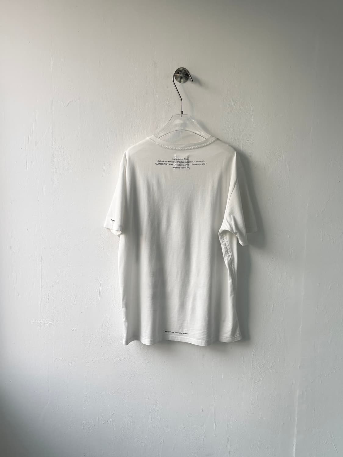 솔로이스트 19ss 그런지 락 티 상품이미지7