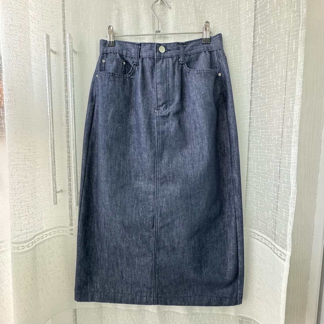 진청 데님 롱스커트 M 상품이미지1