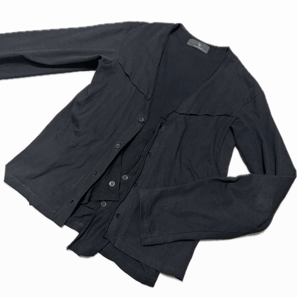 Yohji Yamamoto 요지아먀모토 단추 디테일 가디건 상품이미지1