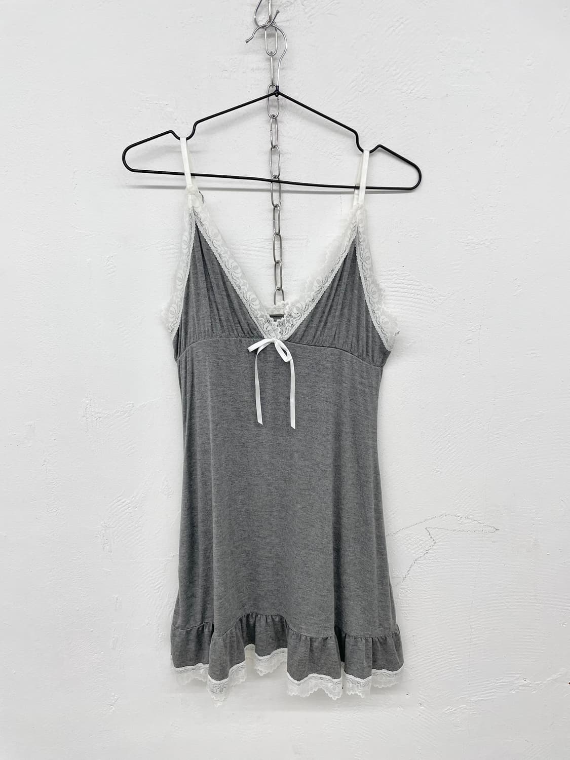 그레이 코지 레이스 슬립 상품이미지4