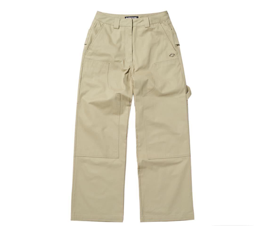 미스치프 APRON POCKET WORK PANTS-KHAKI BEIGE 상품이미지1