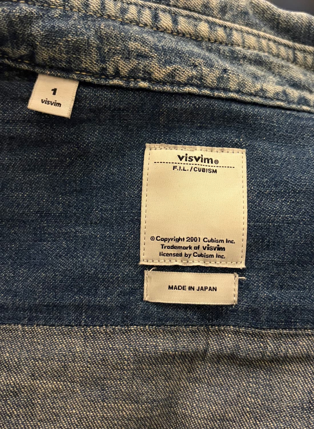 비즈빔 웨스턴 데님 셔츠 상품이미지2